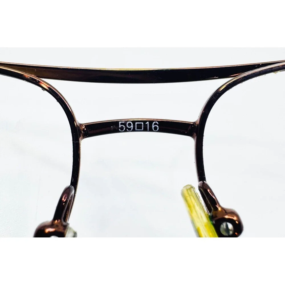 Kirkland Signature Eyeglass Frames Mens Brown Frederick Aviator 59-16-135